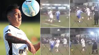 Christian Cueva fue víctima de una jugada de lujo que terminó en gol en una pichanga [VIDEO]