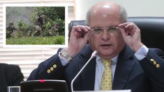 Pedro Cateriano confirma que reclutas harán patrullaje en el VRAEM