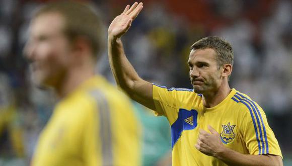 ‘Sheva’ dejó su cuenta goleadora con Ucrania en 48 tantos. (Reuters)