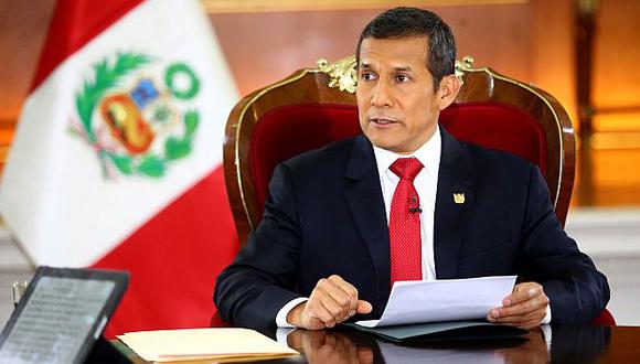 EN EL TINTERO. El presidente Humala no deslindó de las denuncias de apoyo que recibió de Álvarez en la campaña de 2011. (Presidencia)