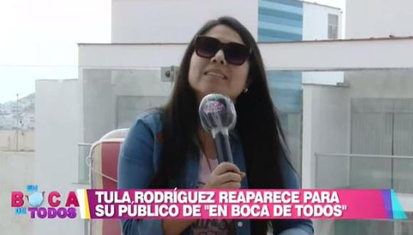 Tula Rodríguez decide viajar con su hija tras el fallecimiento de Javier Carmona. (Foto: captura de video)