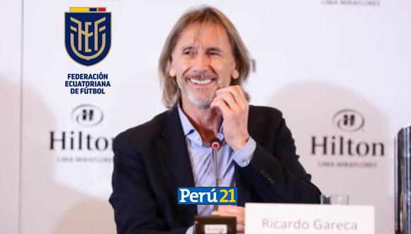 Ricardo Gareca a la Selección de Ecuador (Composición Perú 21)