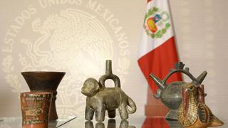 México entregó 168 piezas arqueológicas peruanas recuperadas del mercado negro