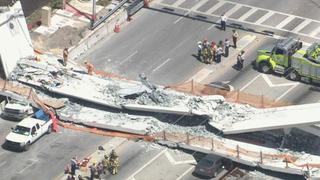 ¿Negligencia? Puente colapsado en Miami fue construido e instalado en un día [VIDEO]