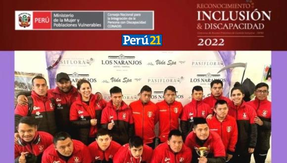 Seleccion Peruana de Futsal Down./ Foto: Captura de pantalla del @colectivodownperu