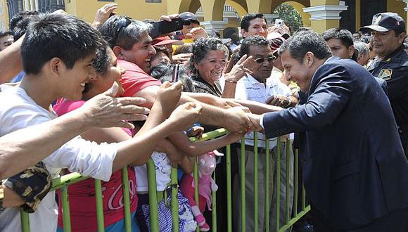 ‘Rock star’. Humala se puso a tono con las encuestas. (Perú21)