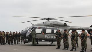 Llegan 550 policías y un helicóptero para enfrentar la delincuencia en La Libertad
