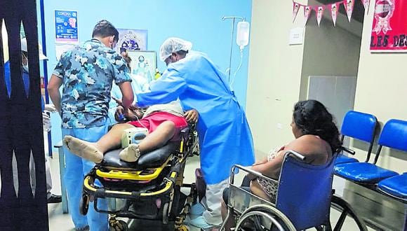 Lambayeque: las personas lesionadas fueron trasladadas al hospital EsSalud de Cayaltí, donde falleció el varón de 30 años. (Foto: GEC)
