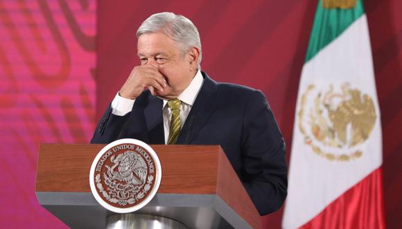 El mandatario de México, Andrés Manuel López Obrador, participa este jueves durante una rueda de prensa matutina en Palacio Nacional de Ciudad de México. (Foto: EFE/José Pazos)