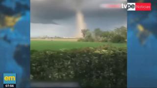 Fuertes tornados dejan considerables daños en regiones de Italia