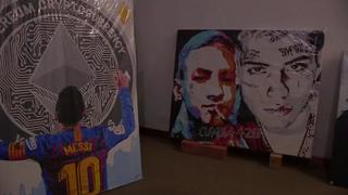 Argentina: Artista pinta a famosos y dona sus ganancias a causas benéficas