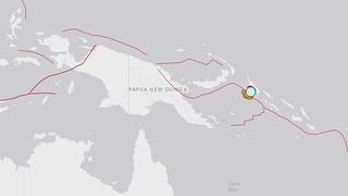 Terremoto de 7.5 grados sacudió Papúa Nueva Guinea