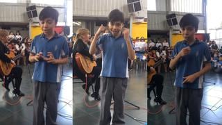 Niño le 'canta' a su madre en lenguaje de señas y conmueve a millones