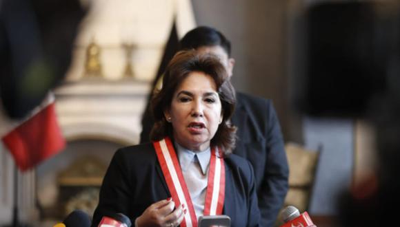 Elvia Barrios se pronunció sobre la asunción de Dina Boluarte a la Presidencia de la República. (Foto: GEC)