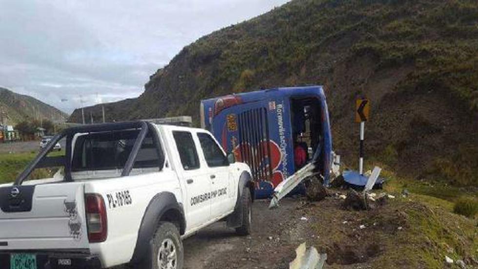 Áncash: Bus interprovincial se despistó dejando un muerto y 20 heridos. (Andina)