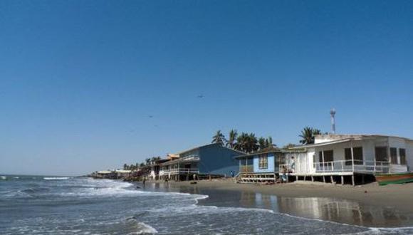 Municipalidad de San Lucas de Colán dispuso el cierre temporal del uso de la playa de Colán hasta finales de enero ante incremento de casos COVID-19.  (Foto: Andina)