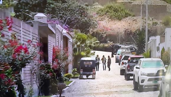 Al menos 30 detenidos en un búnker en Pachacámac. (Foto: captura)