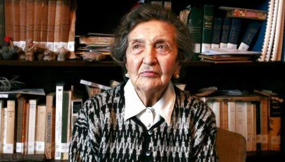 GRANDE. María Rostworowski próxima a cumplir 100 años. (FIL)