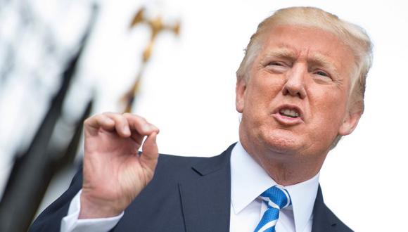 Donald Trump dice que una guerra de Estados Unidos con Irán no duraría mucho. (AFP)