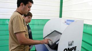 Un millón de limeños utilizarán el voto electrónico en comicios de noviembre
