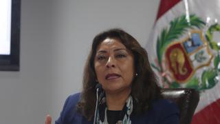 Premier Violeta Bermúdez coordinará el diálogo con Congreso 