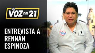Rennán Espinoza, candidato al congreso por Somos Perú [VIDEO]