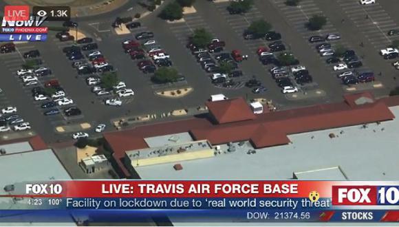 Se reportó el incidente en la base aérea de Travis en Fairfield (Fox)