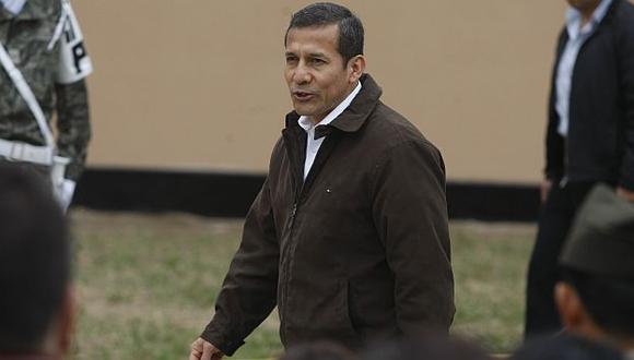 El presidente Humala estuvo en el Cuartel General del Ejército. (USI)