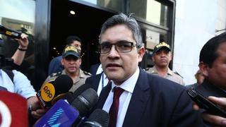 Fiscal José Pérez informó que suspendió interrogatorio a Pedro Chávarry