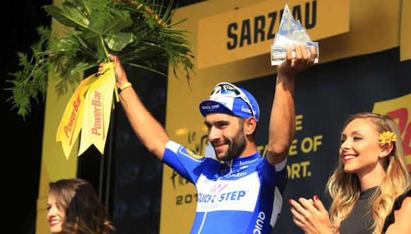 El colombiano Fernando Gaviria tiene 23 años y ganó su segunda etapa del Tour de Francia. (Foto: AP)
