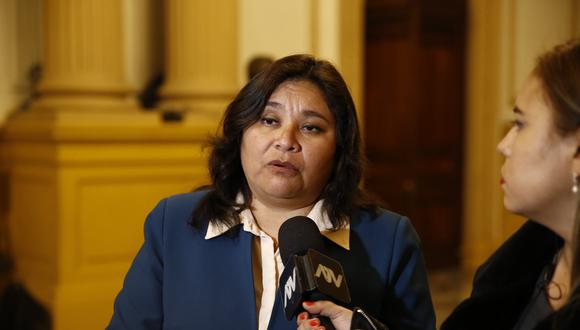 No quieren a Janet Sánchez como presidenta de Ética. (Renzo Salazar/GEC)