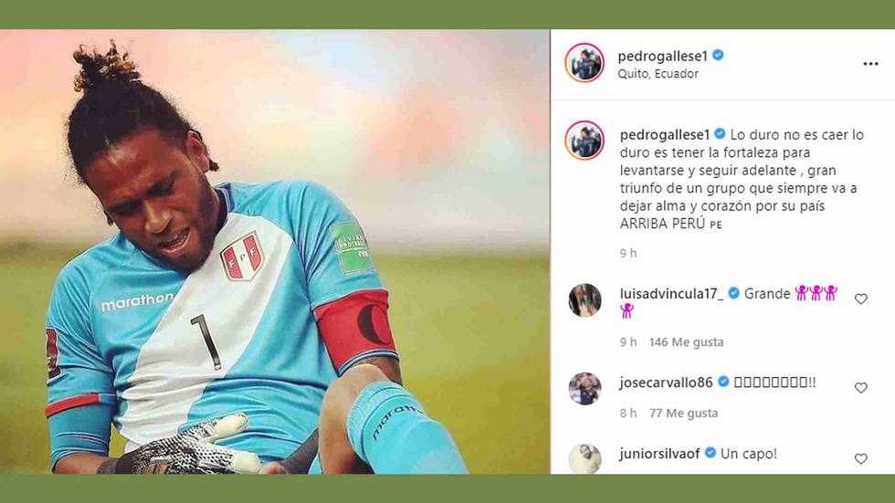 Los jugadores de la selección peruana se pronunciaron en redes sociales luego de ganar 2-1 a Ecuador en Quito por las Eliminatorias. (Foto: Instagram)