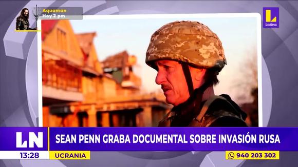 Actor Sean Penn traveled to Ukraine to shoot a documentary and ended up escaping to Poland