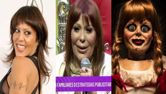 Alejandra Guzmán fue comparada con la muñeca diabólica 'Annabelle'. | Composición