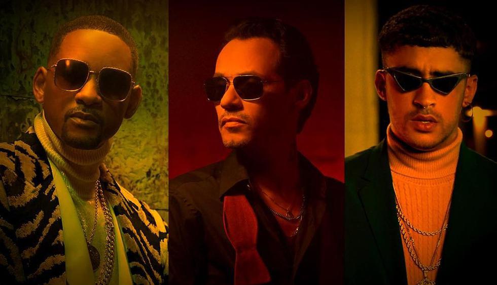 Marc Anthony, Will Smith y Bad Bunny acaban de lanzar el tema ‘Está rico’, que grabaron juntos. (Foto: @marcanthony)