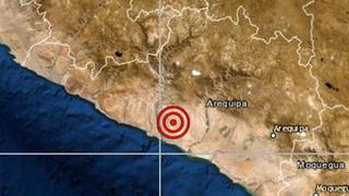 Arequipa: sismo de magnitud 3,9 se reportó en Ocoña-Camaná, indica IGP