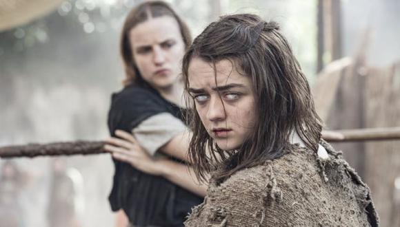 Maisie Williams  interpreta a 'Arya Stark' en 'Game of Thrones'. (HBO)