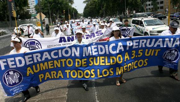El Minsa señala que la directiva de la Federación Médica Peruana carece de legitimidad. (David Vexelman)