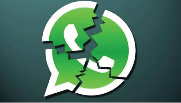 Whatsapp registra caída del servicio.
