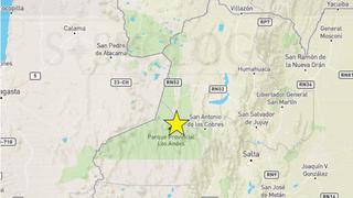 Chile: Sismo de magnitud 5,2 se registró en la parte del norte del país