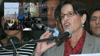 Susana Villarán: “Estamos controlando una zona perdida hace décadas”