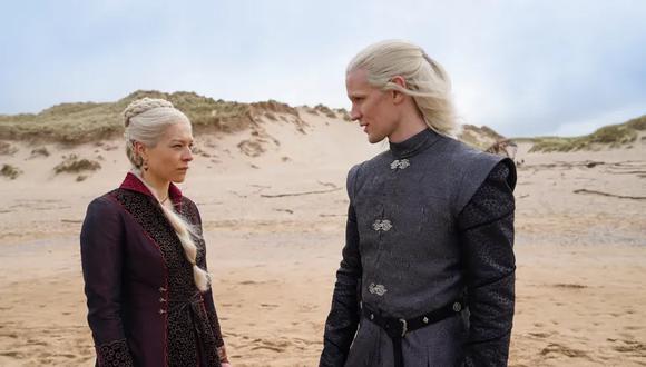 Emma D'Arcy como Rhaenyra Targaryen y Matt Smith como Daemon Targaryen (Foto:HBO)
