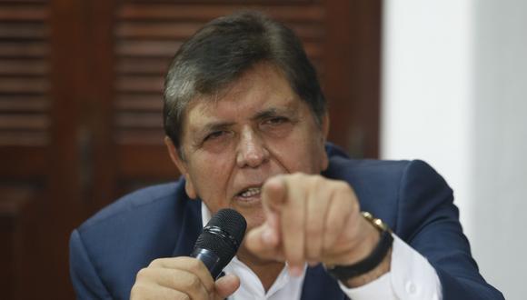 Alan García calificó de "malvados" a quienes hayan podido generar el incendio. (Perú21)