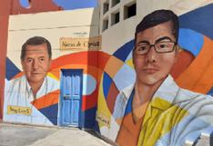 Áncash: Realizan murales en homenaje a dos médicos que fallecieron por COVID-19 en Chimbote
