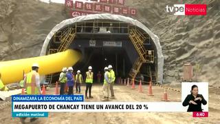 Chancay: Construcción del mega puerto va al 20% y movilizará un millón de contenedores al año