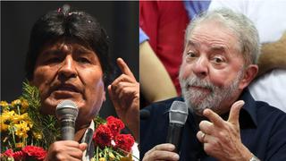 Evo Morales pide recordar lo que Lula hizo por Brasil en el día de su cumpleaños