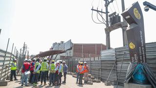 Contraloría inspeccionó obras de la Línea 2 del Metro de Lima