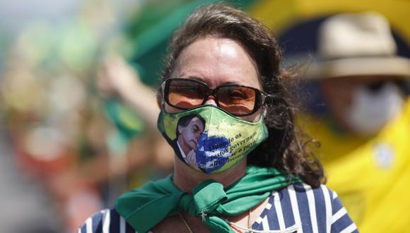 Cámara de Diputados en Brasil aprobó el uso obligatorio de mascarillas como medida de lucha contra la propagación del coronavirus. (Foto: AFP/Sergio LIMA)