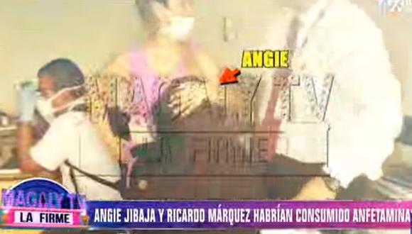 Angie Jibaja y Ricardo Márquez habrían consumido anfetaminas según examen toxicológico. (Foto: Captura ATV)