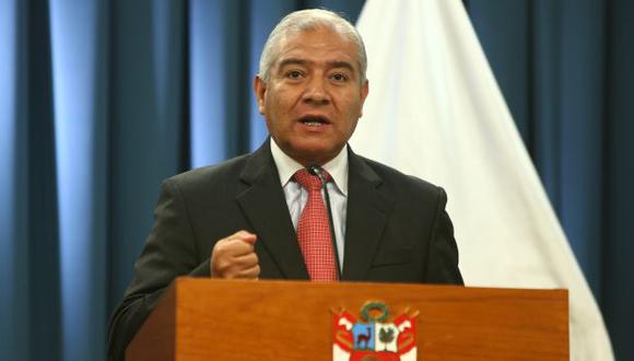 Wilfredo Pedraza destaca operativos en Vraem. (Rafael Cornejo)